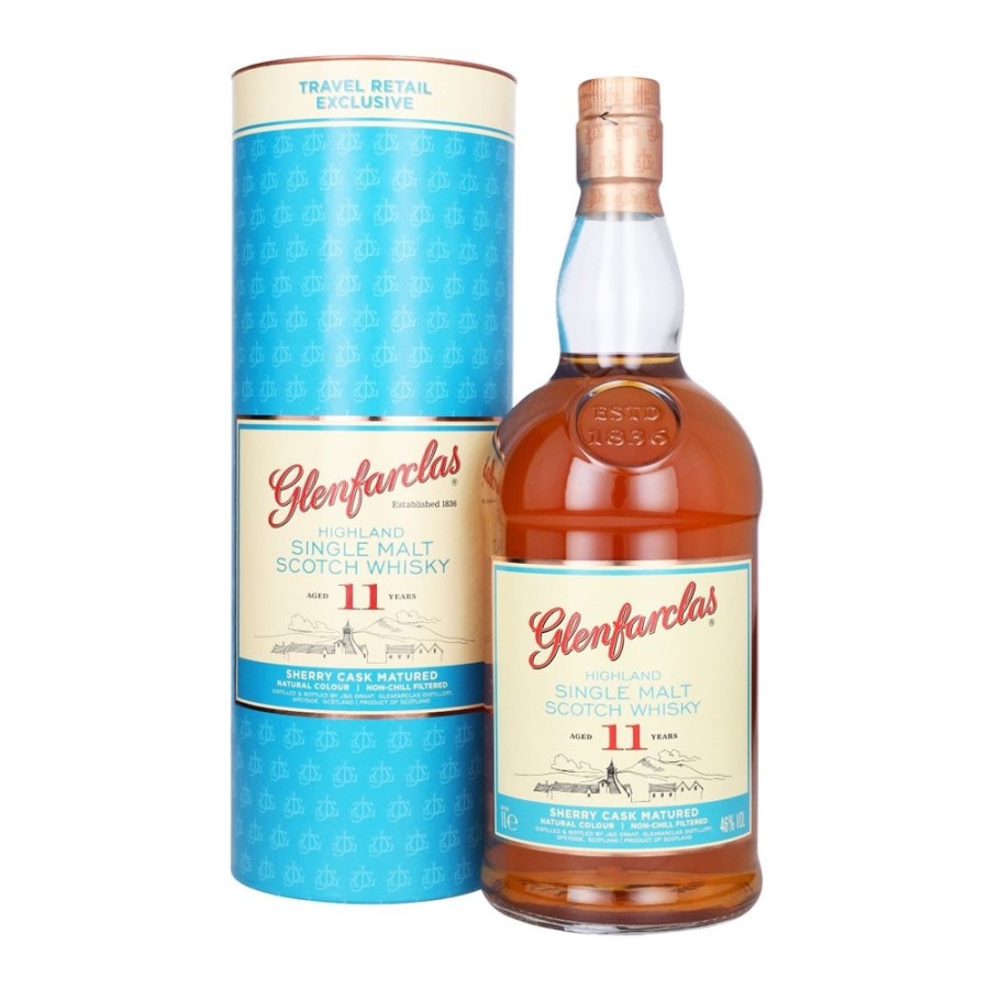 Garrafa de Glenfarclas Sherry Cask Matured 11 anos