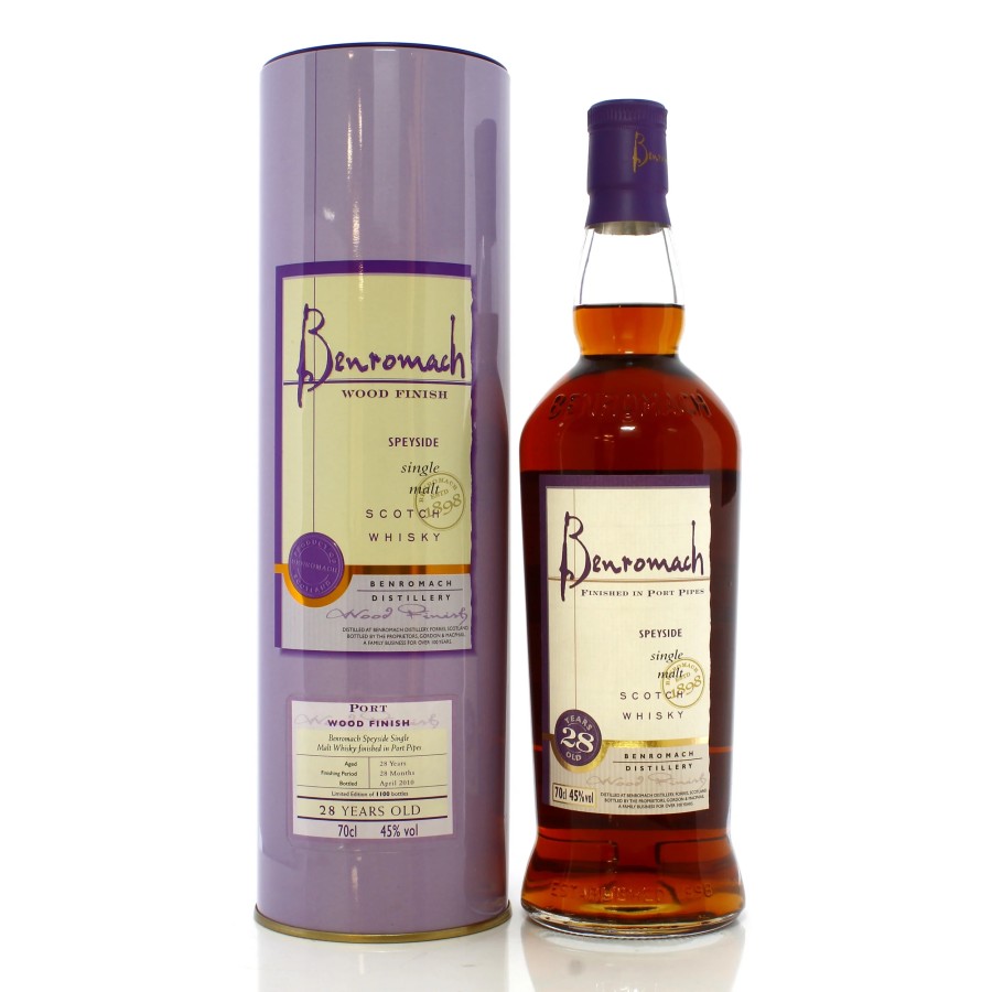 Garrafa de Benromach 28 anos Port Pipe