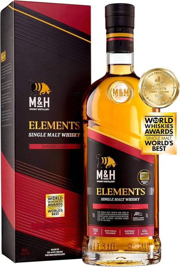 Garrafa de M&H Elements Sherry Cask