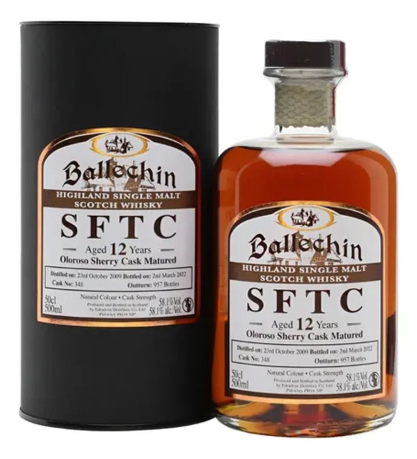 Garrafa de Ballechin 10 anos