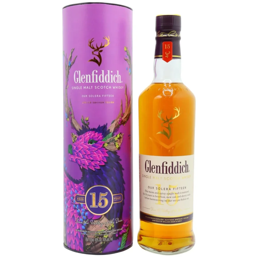 Garrafa de Glenfiddich 15 Solera